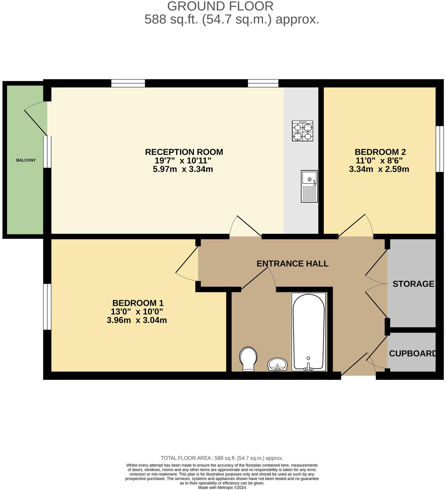 Tay Road, Tilehurst, RG30 floorplan