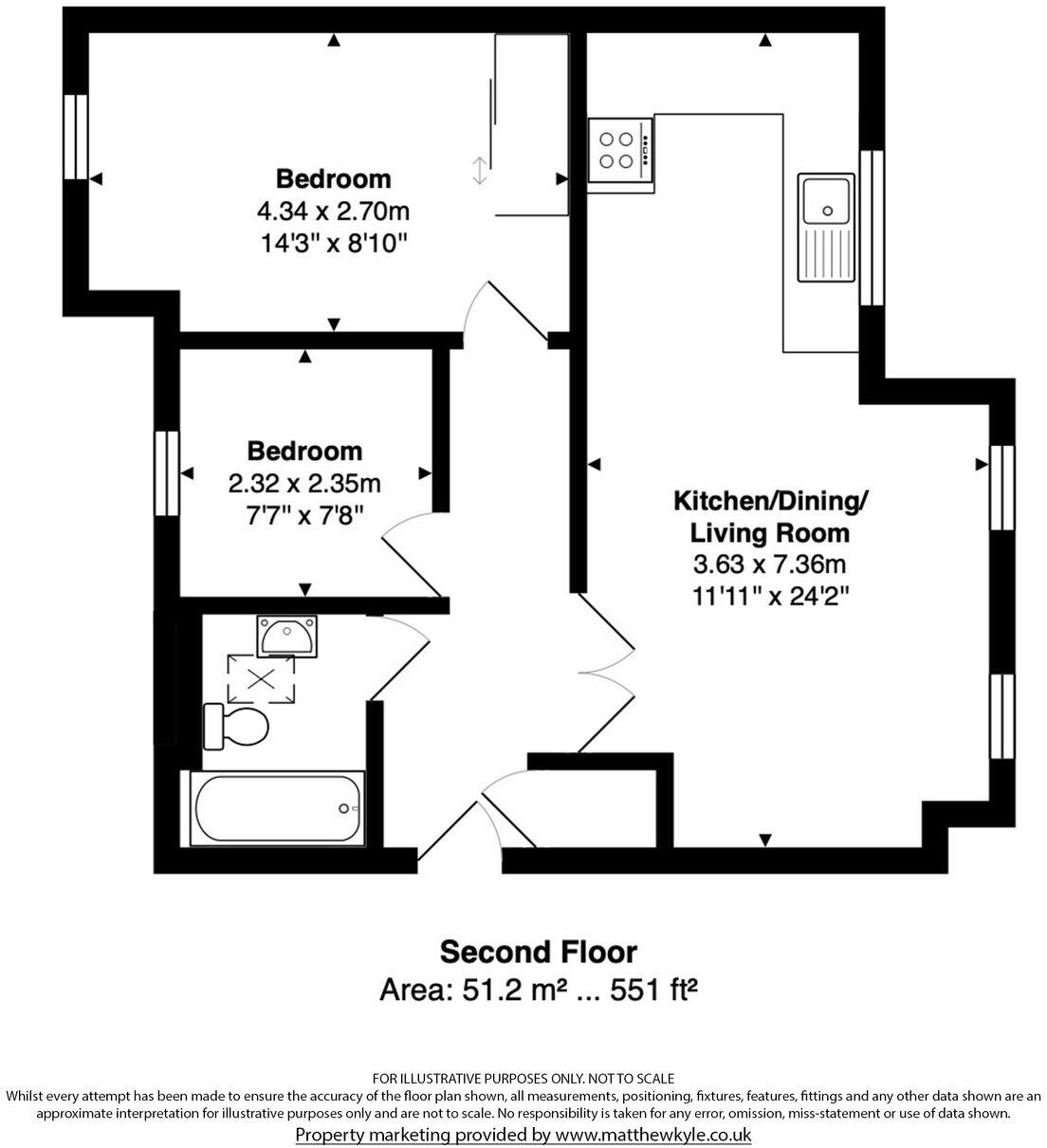Priory Street, Ware, SG12 floorplan