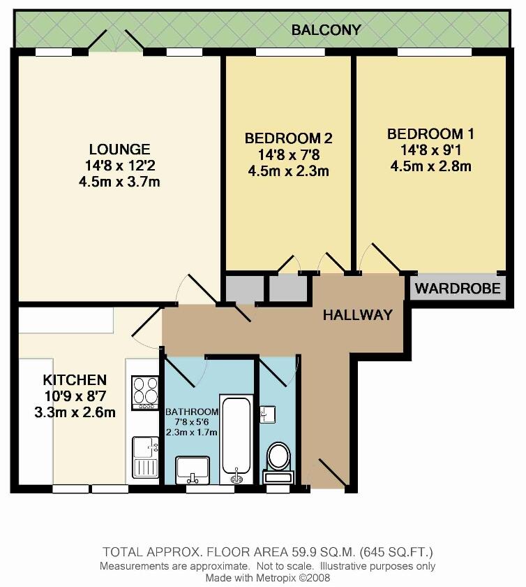 Dowson Close London SE5 floorplan