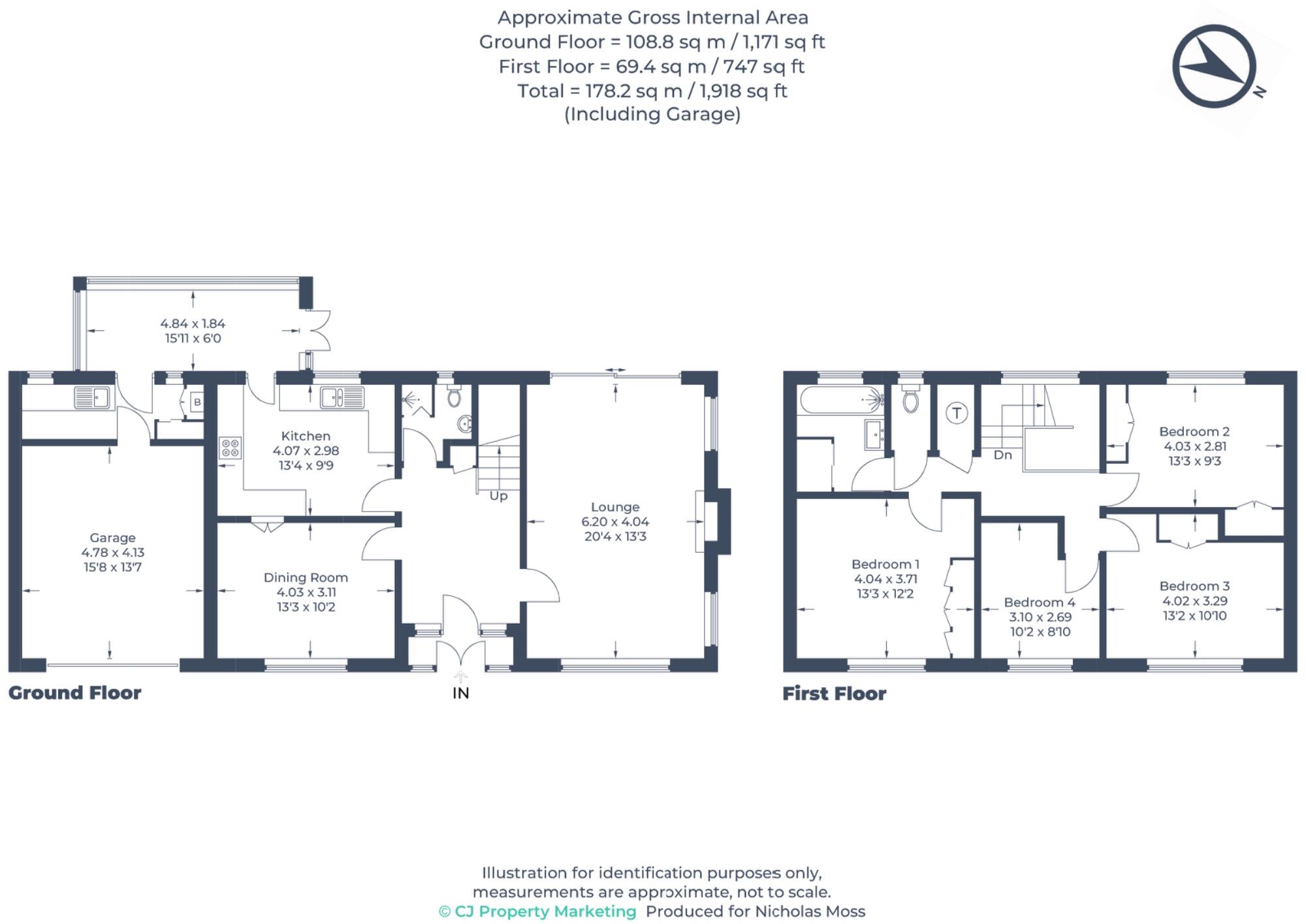 Claydon End, Chalfont St Peter Buckinghamshire, SL9 floorplan
