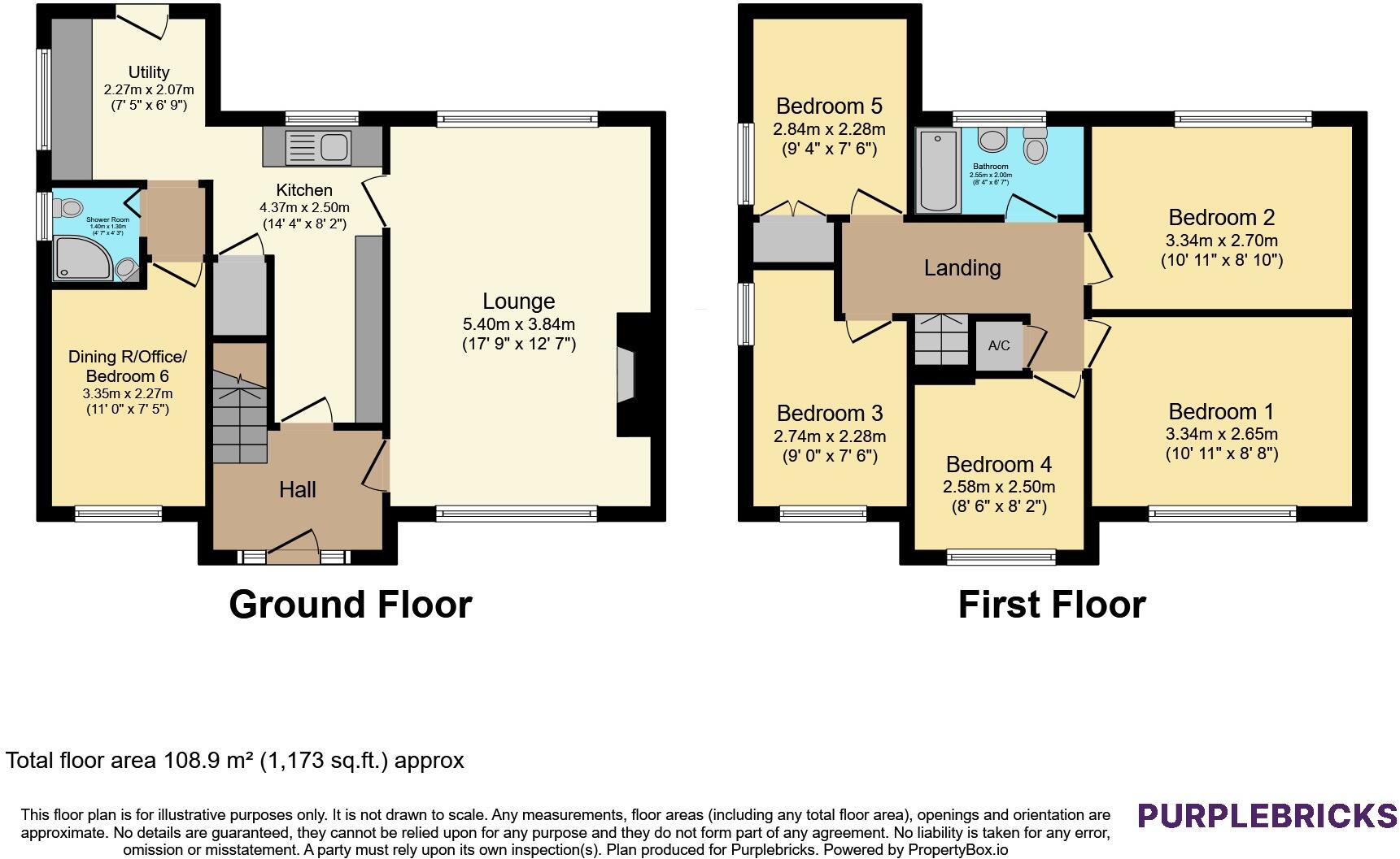 11, Park Road, Newcastle, ST5 floorplan