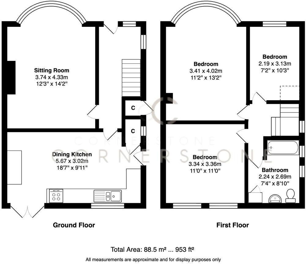 21, Alder Hill Grove, Meanwood, Leeds, West Yorkshire floorplan