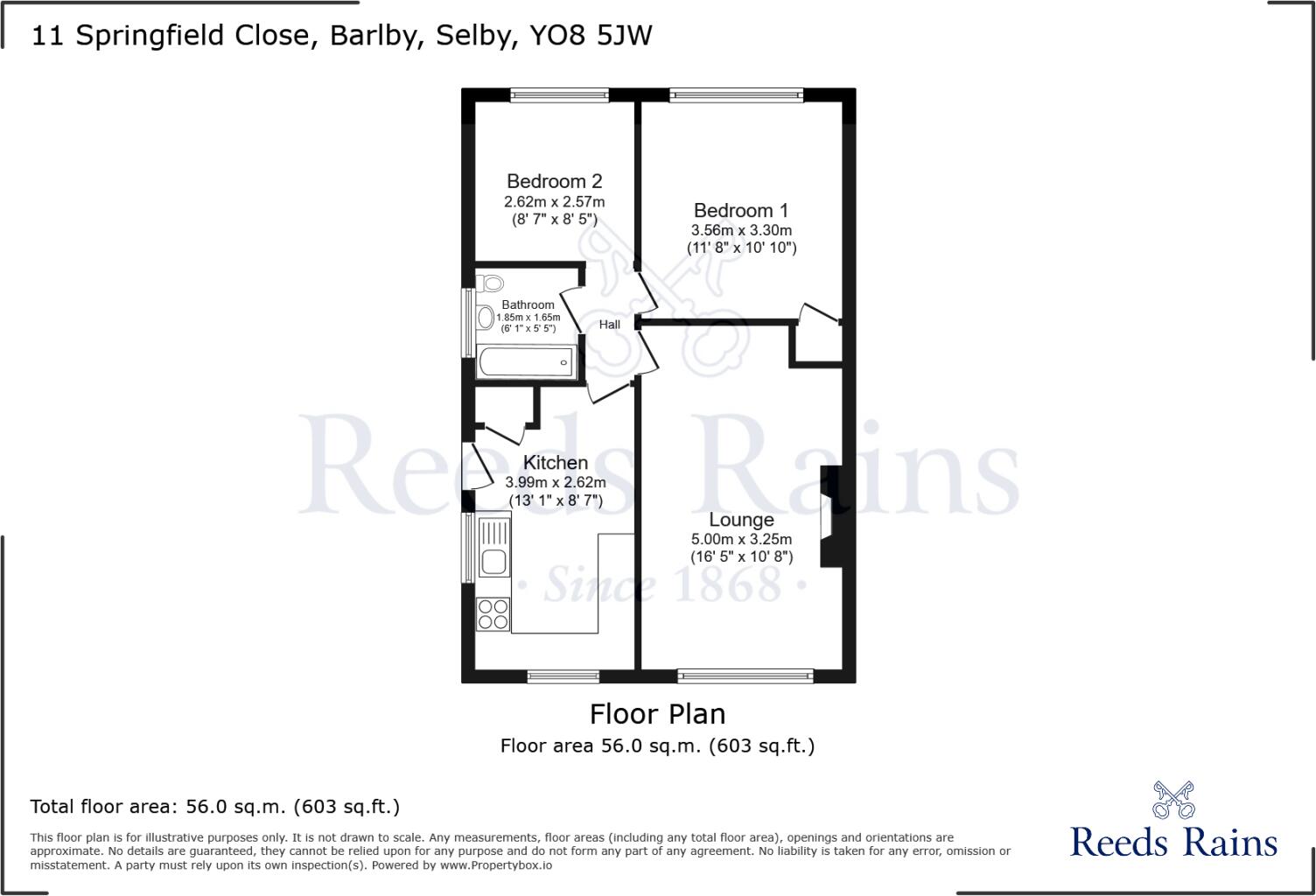 Springfield Close, Barlby, Selby, North Yorkshire, YO8 floorplan