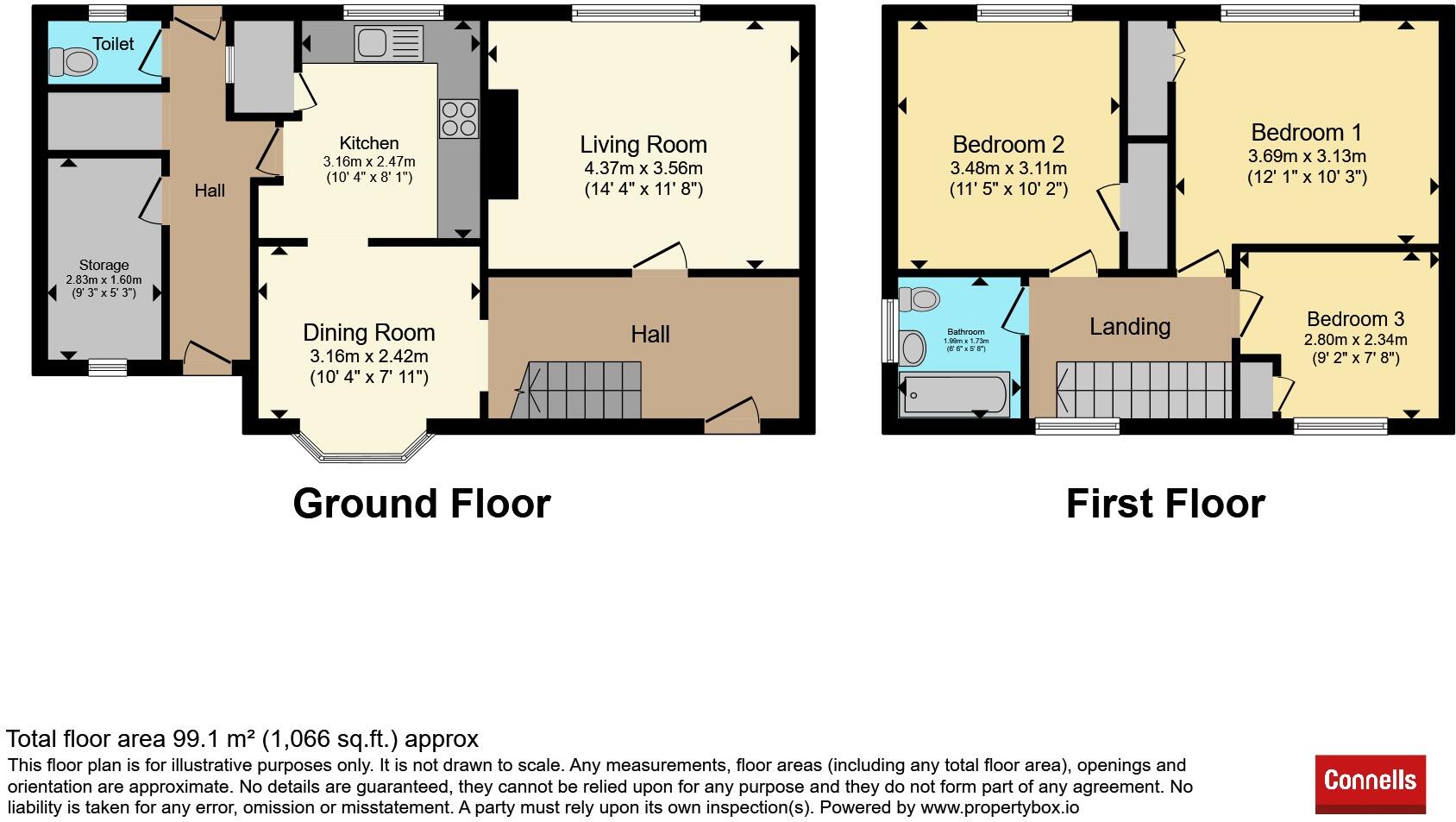 South Oval, Northampton floorplan