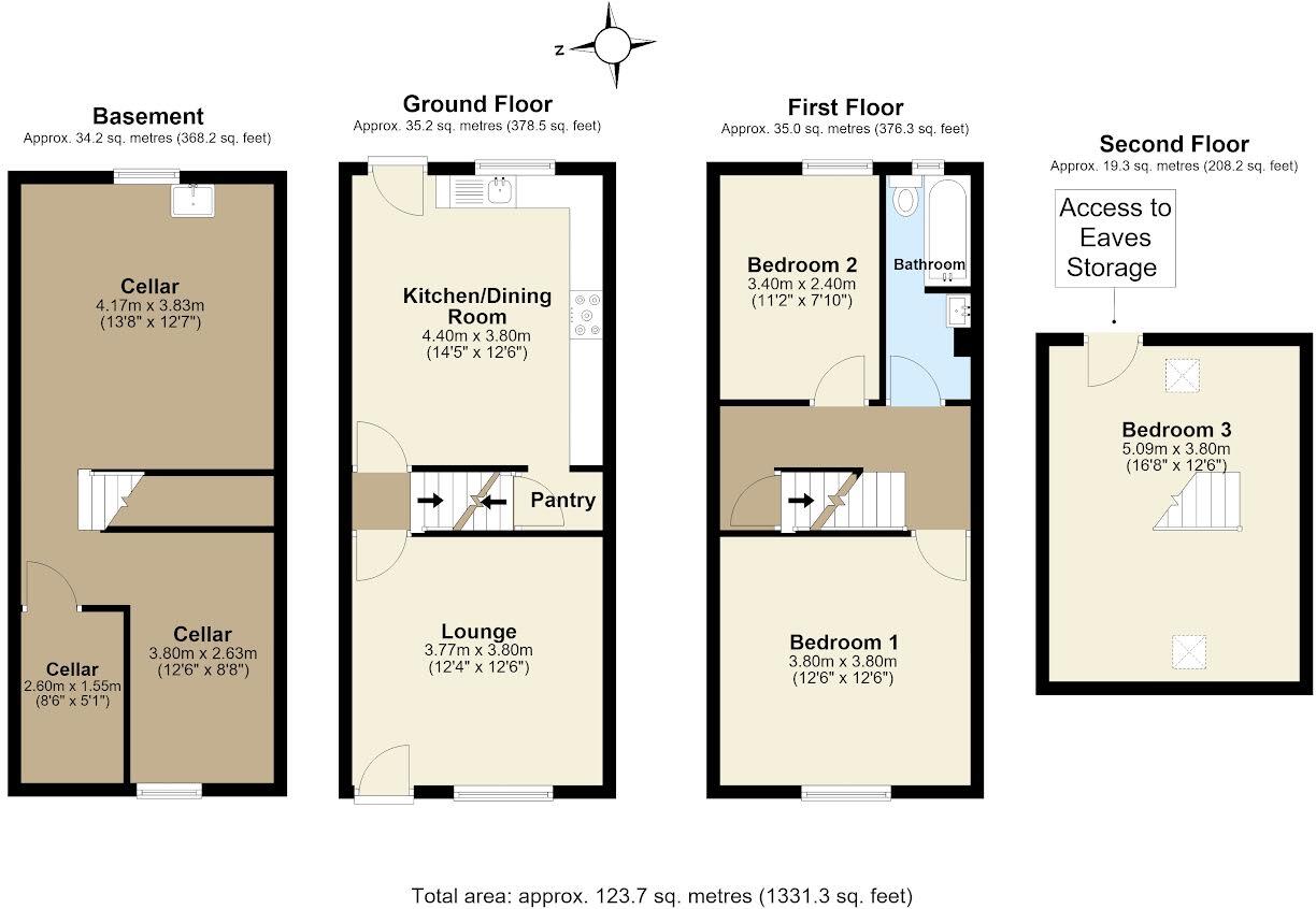 Greenwood Mount, Meanwood, Leeds, LS6 floorplan