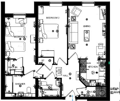 Clinton Lodge, Lymington floorplan