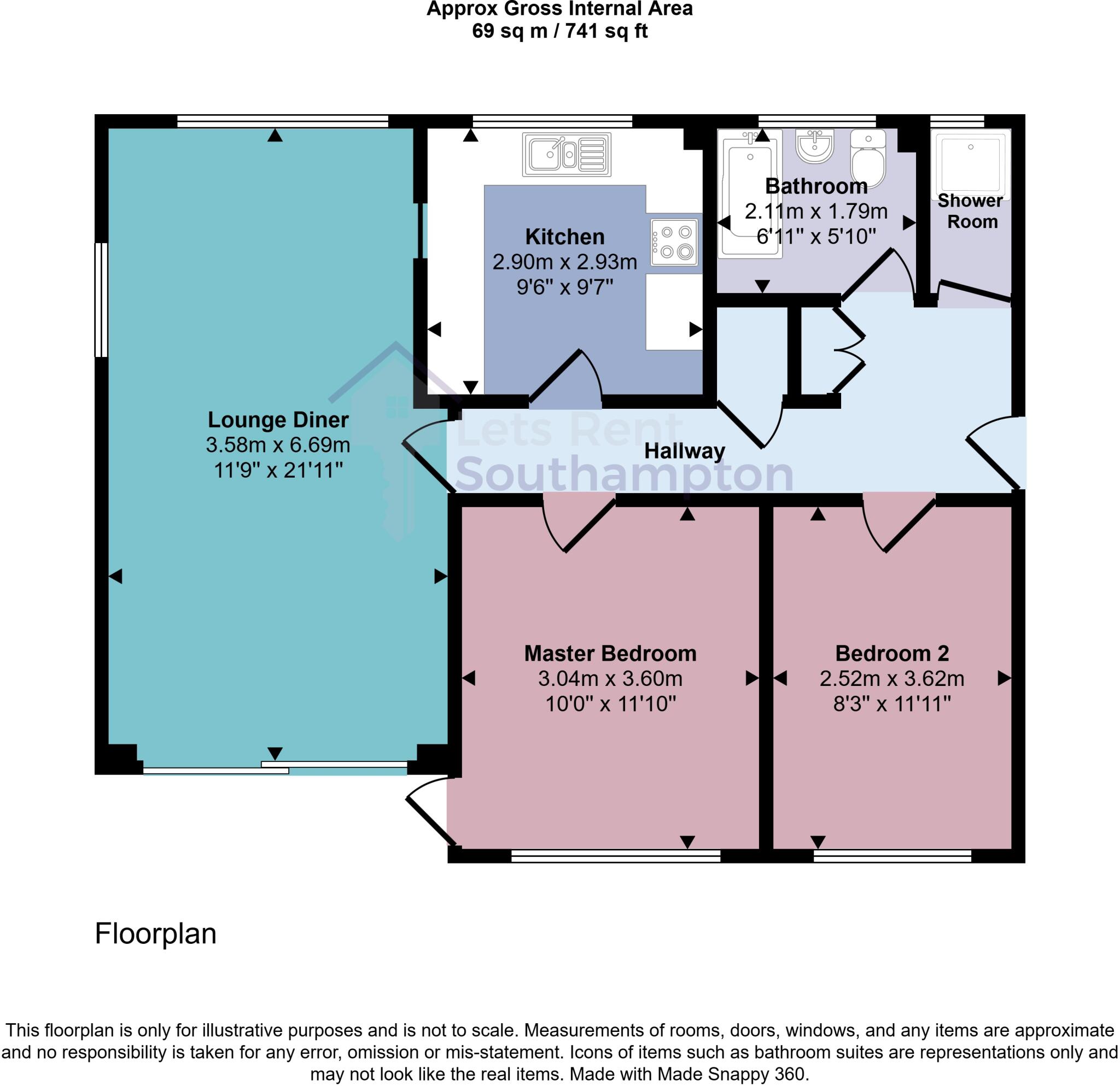 Sandell Court, The Parkway, SO16 floorplan