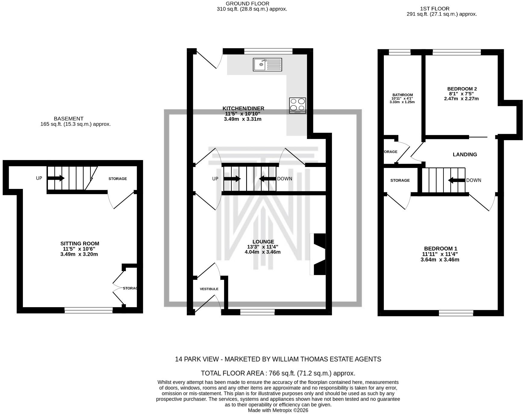14, Park View, Eagley, Bolton, BL1 7LE floorplan