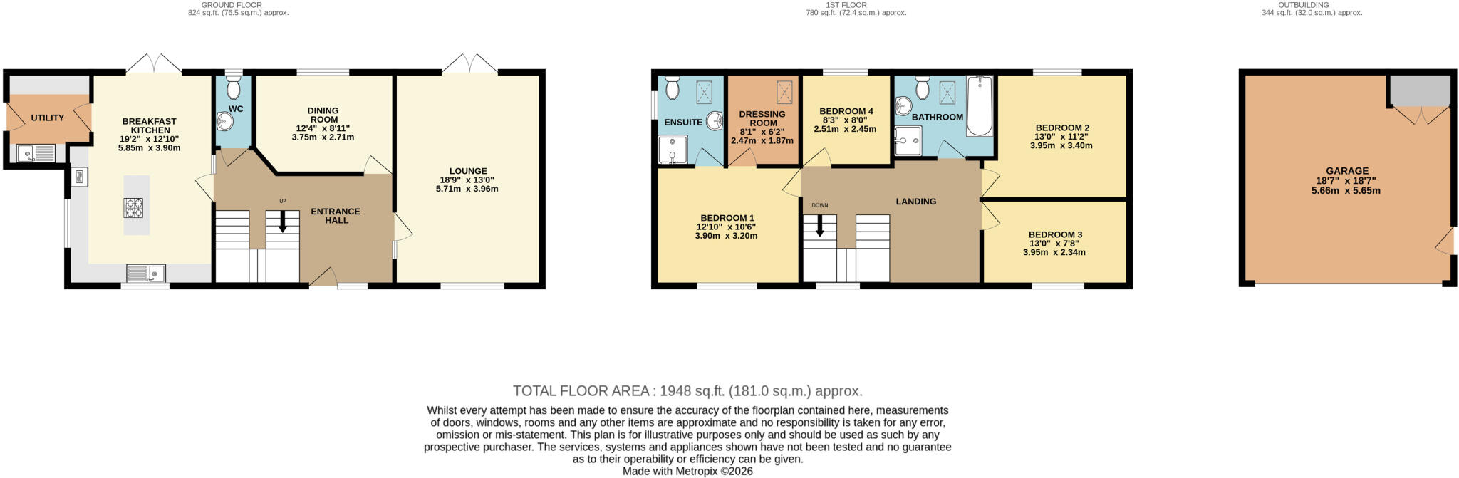 Lapstone Close, Nettleton, LN7 floorplan