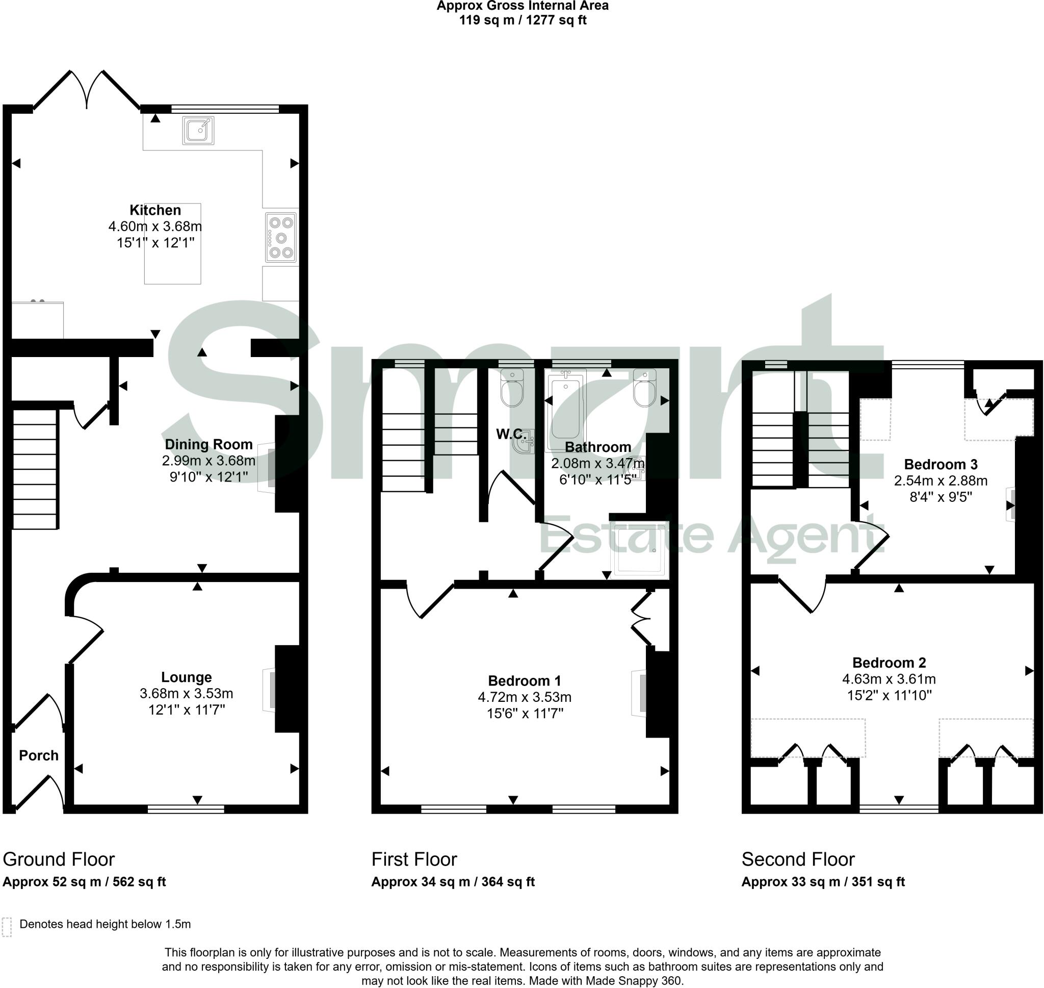 Portland Street, Exeter floorplan