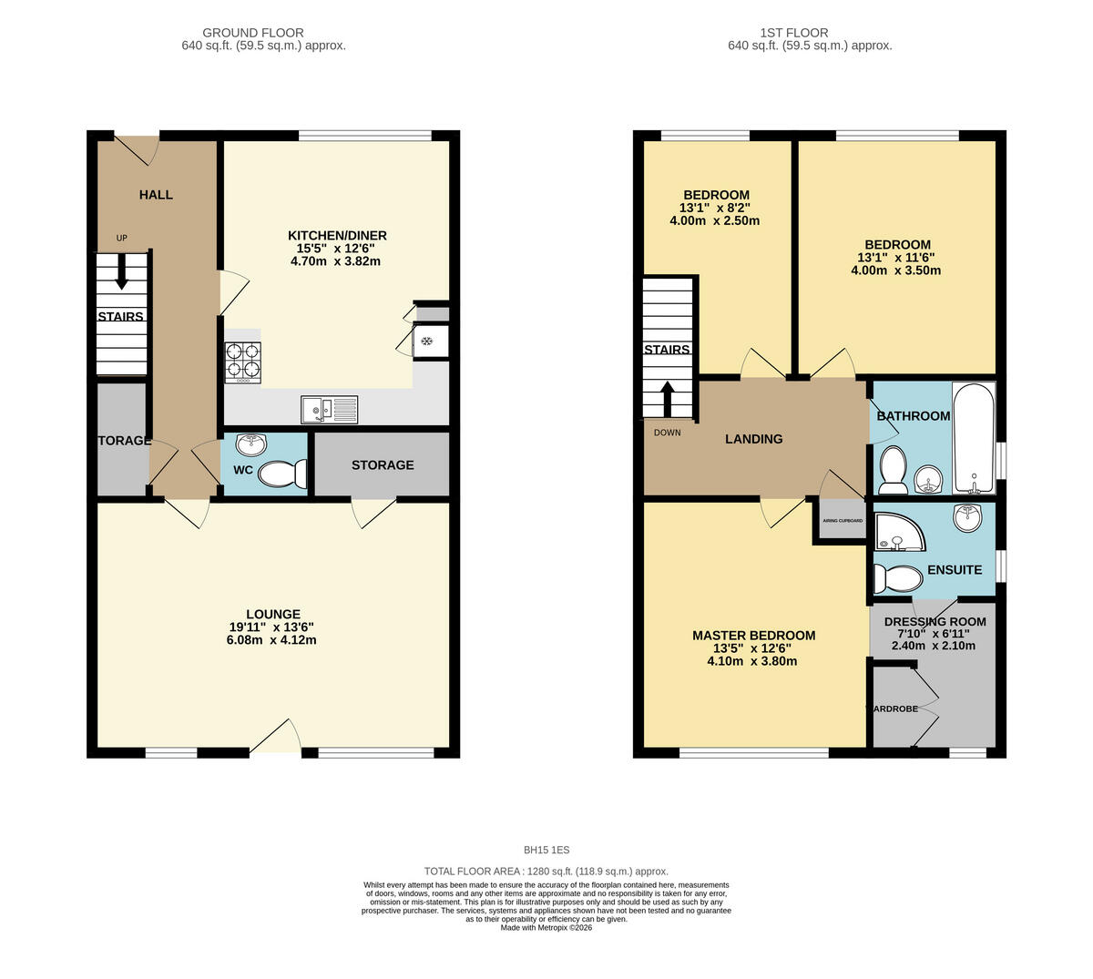 Pitwines Close, Poole, BH15 floorplan