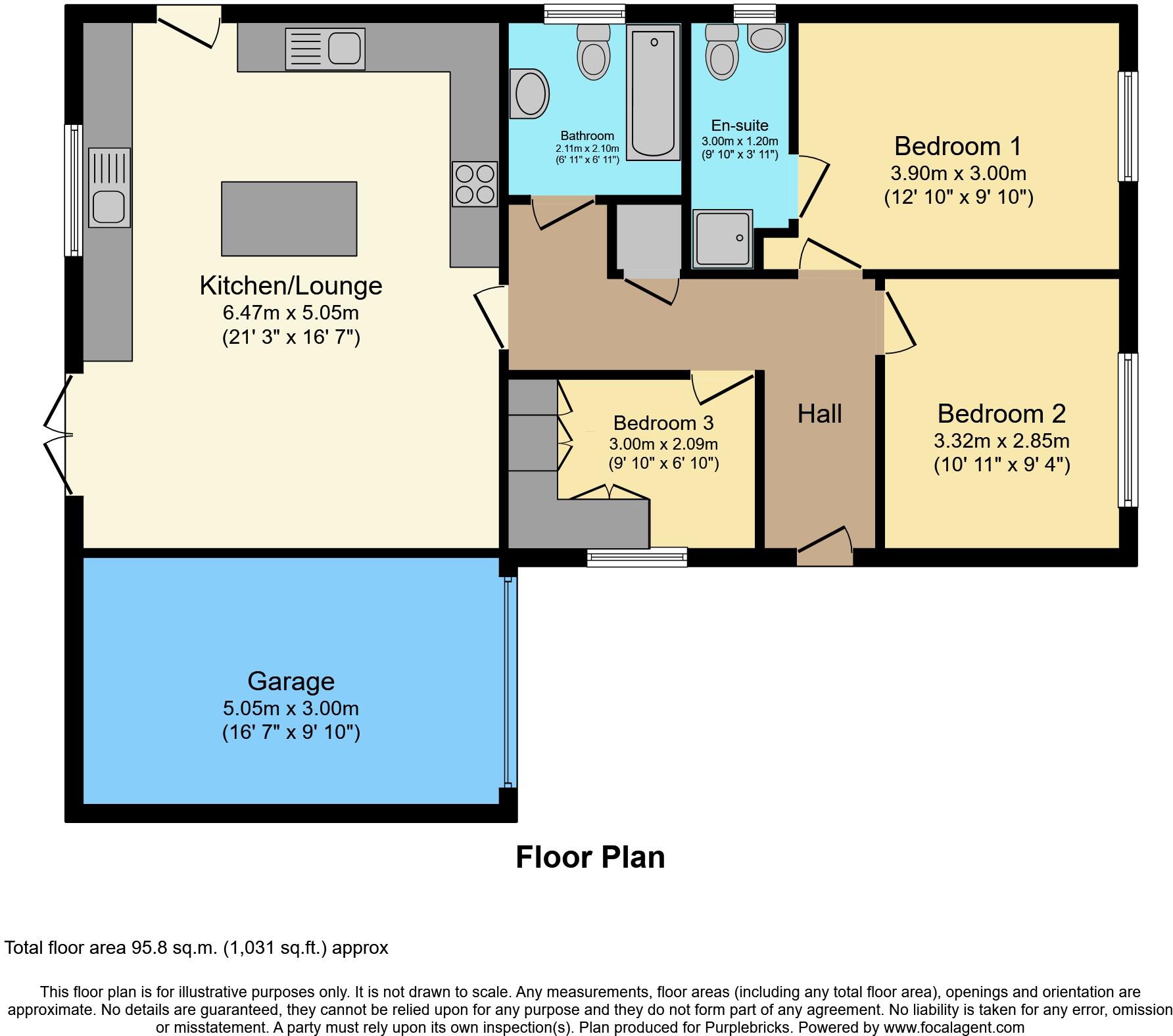 8, Woodlands Close floorplan
