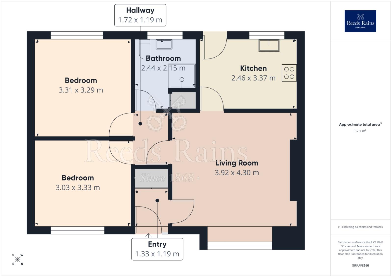 Hillcrest Mount, Castleford, West Yorkshire, WF10 floorplan
