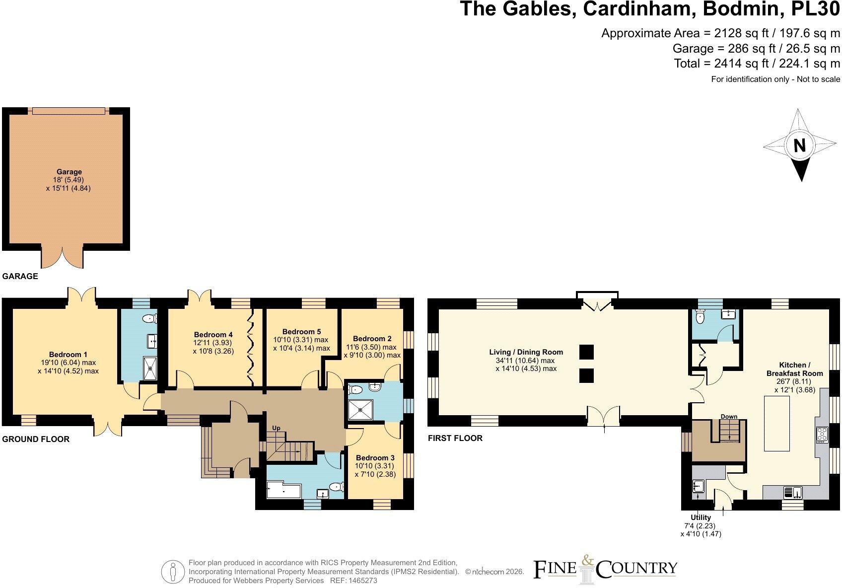 Cardinham, Bodmin, Cornwall, PL30 floorplan