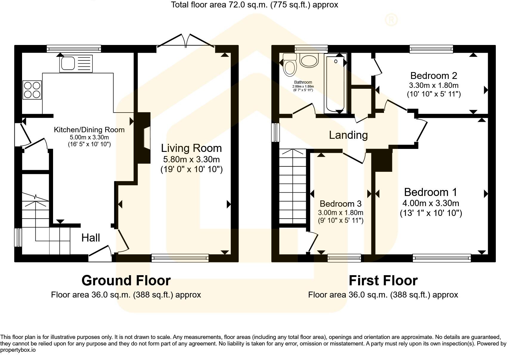 5 Bombay Road, Wigan, WN5 0EJ floorplan