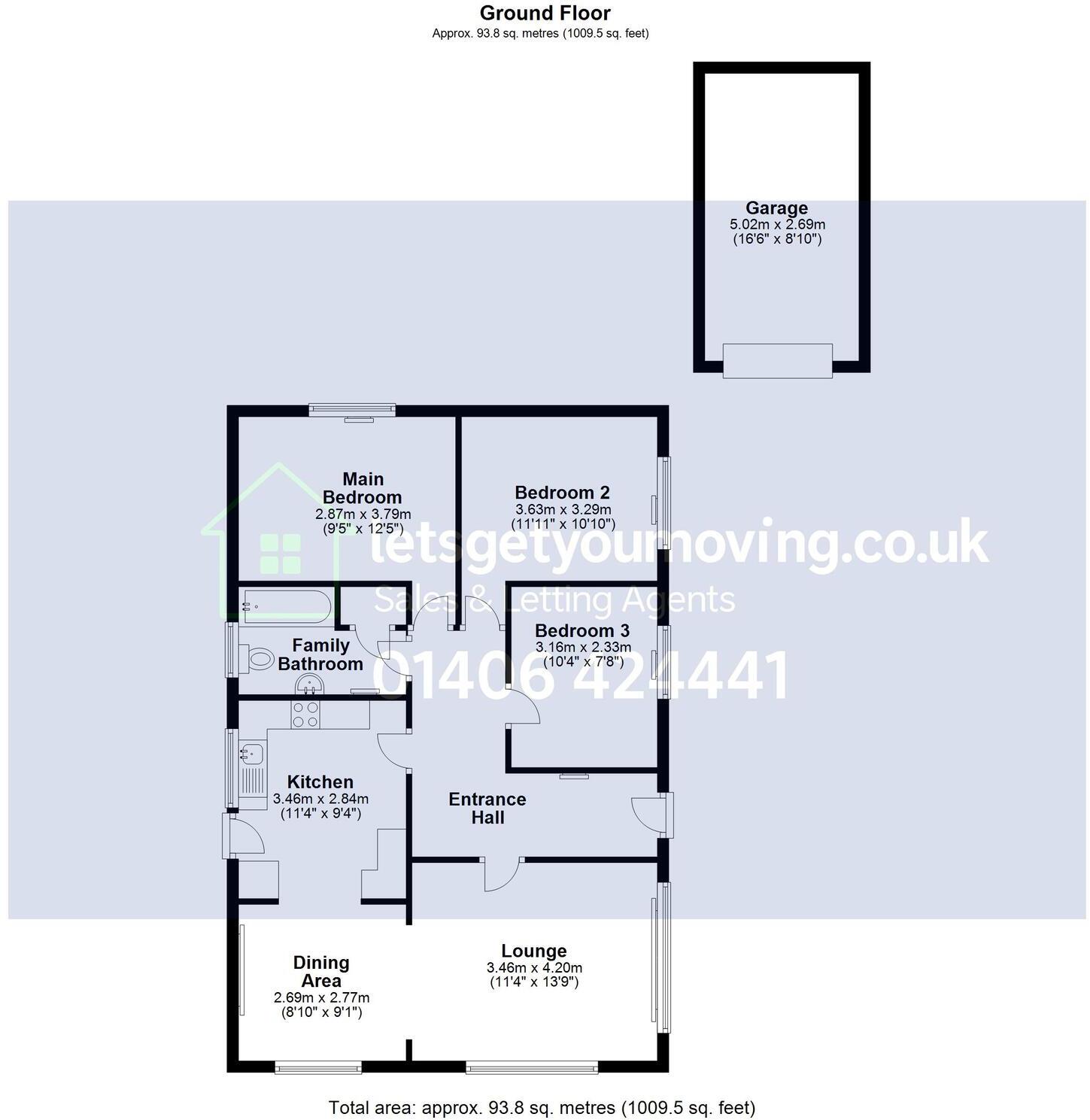 Malting Lane, Donington floorplan