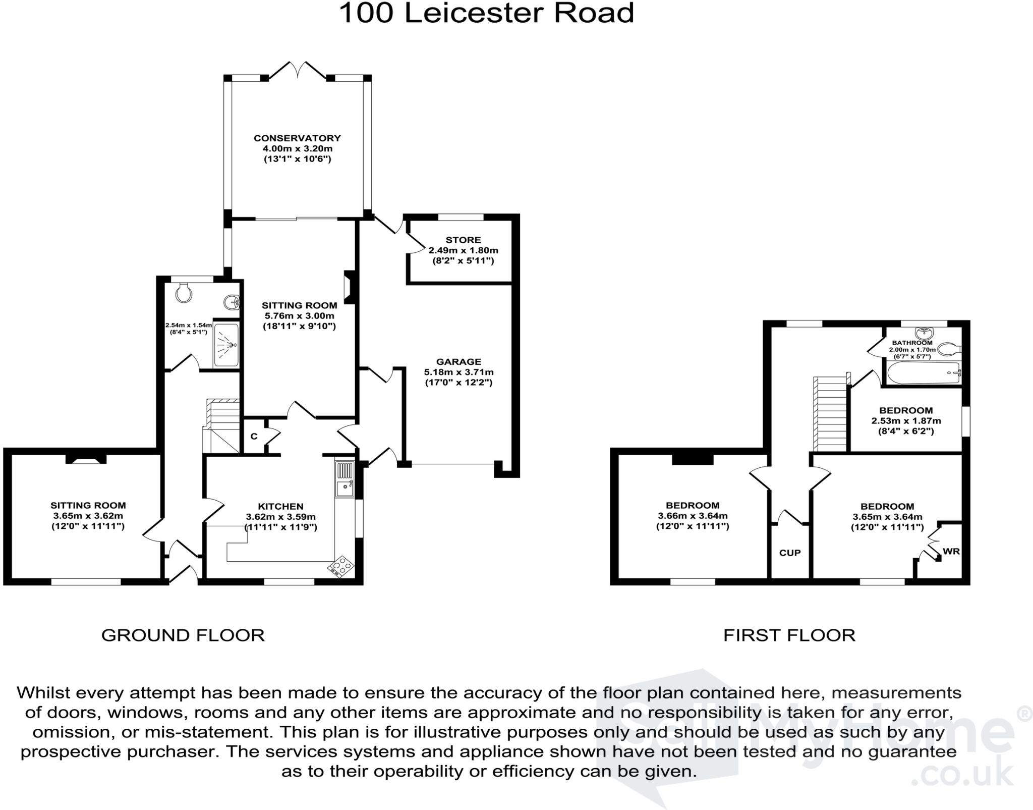 Leicester Road, Ibstock, Leicestershire floorplan