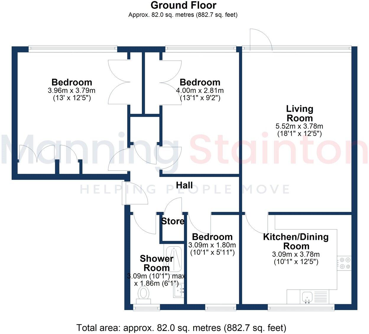 Southlands Close, Leeds, West Yorkshire floorplan