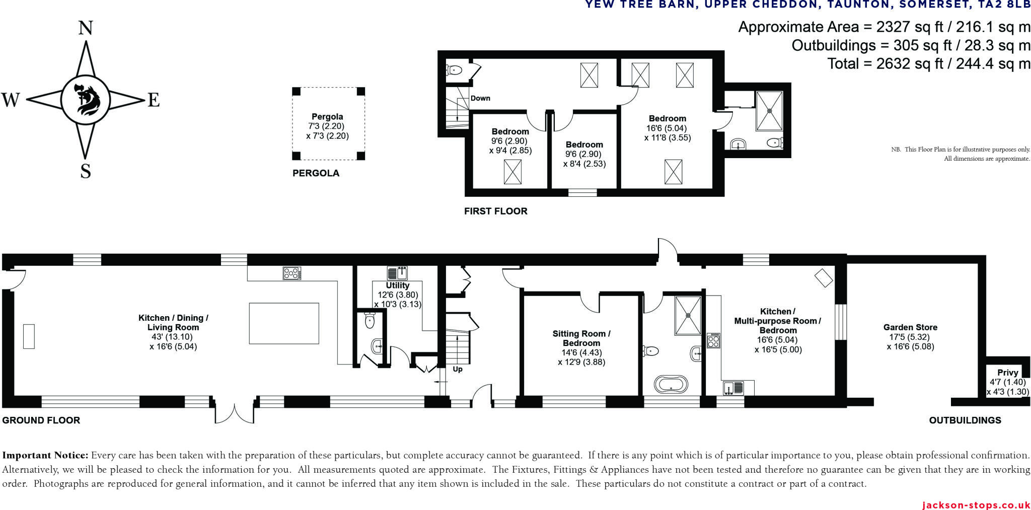 Upper Cheddon, Taunton, Somerset, TA2 floorplan