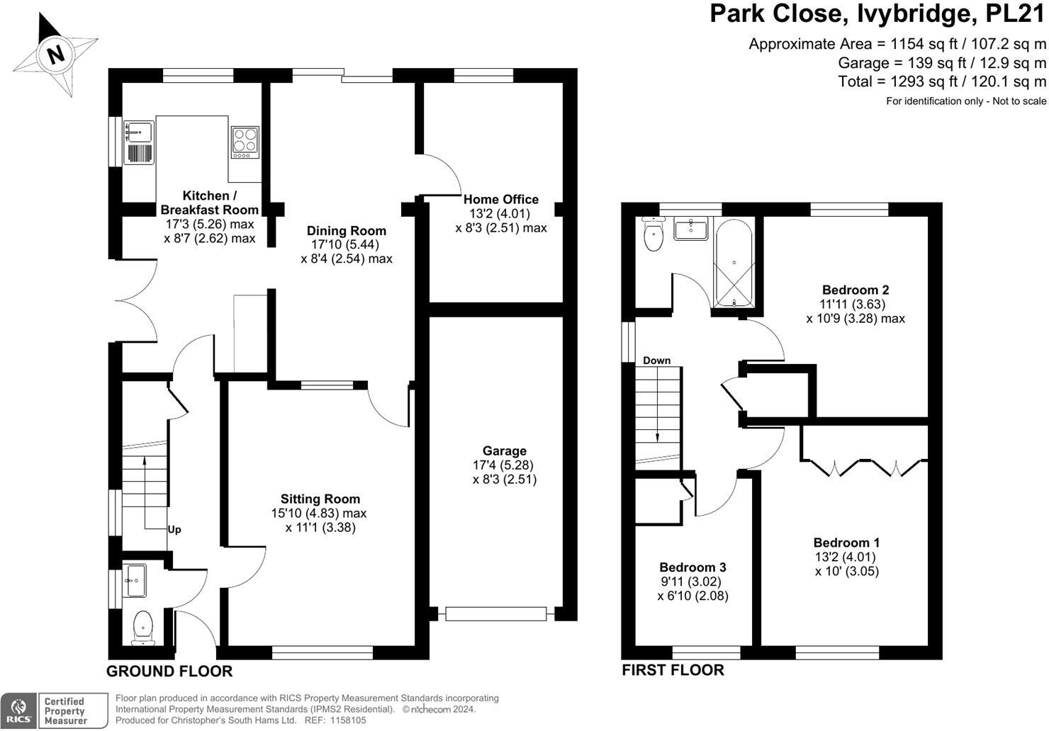 Park Close, Ivybridge floorplan