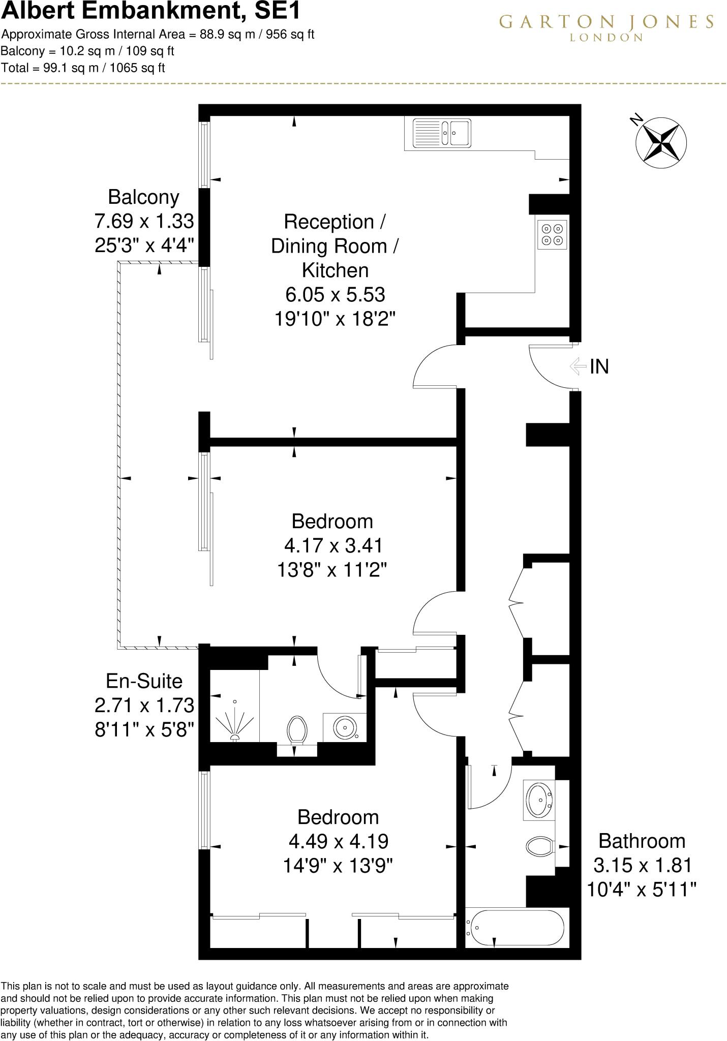 9 Albert Embankment, London, Vauxhall, SE1 floorplan
