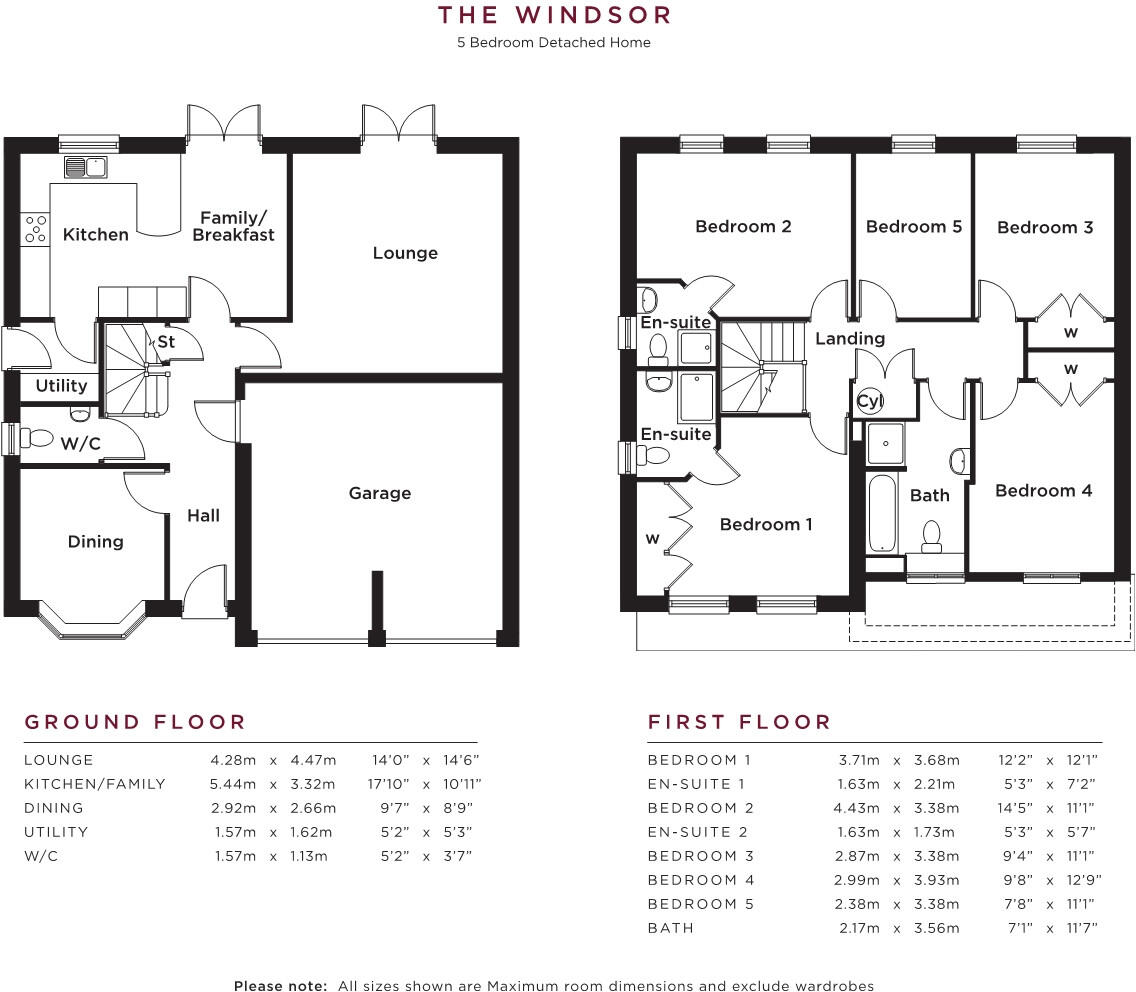 Plot 27 The Windsor, Highbury Meadow, Copp Lane, Elswick, Lancashire, PR4 floorplan