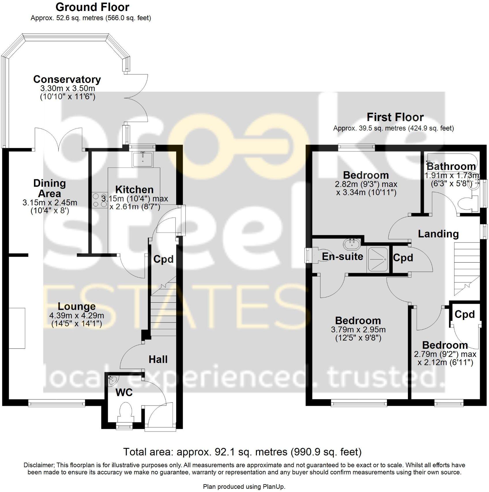 Leyland Avenue, Hindley, floorplan