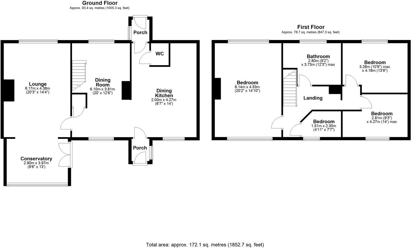 Law Lane, Halifax floorplan