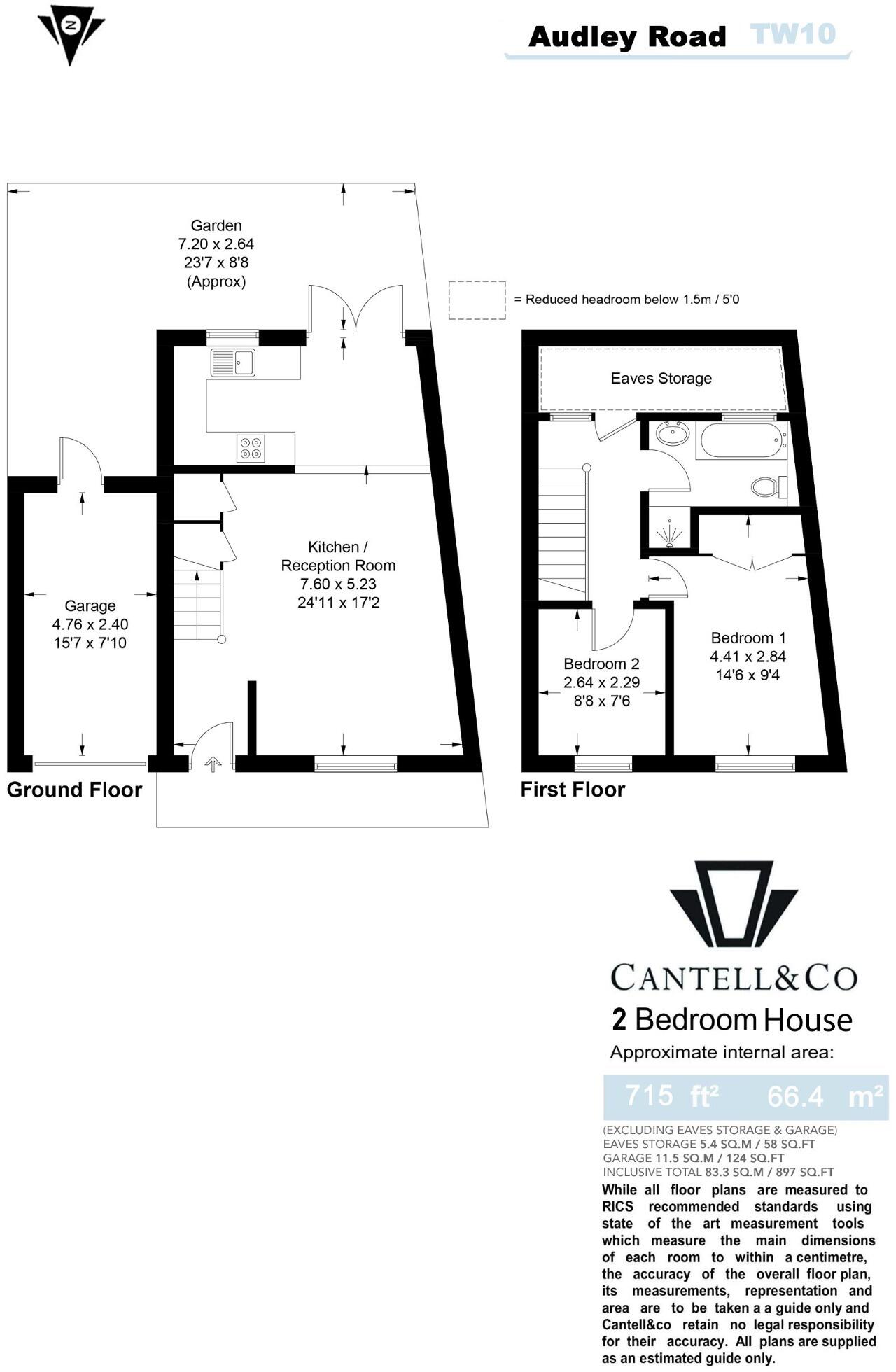Audley Road, Richmond, Surrey, TW10 floorplan