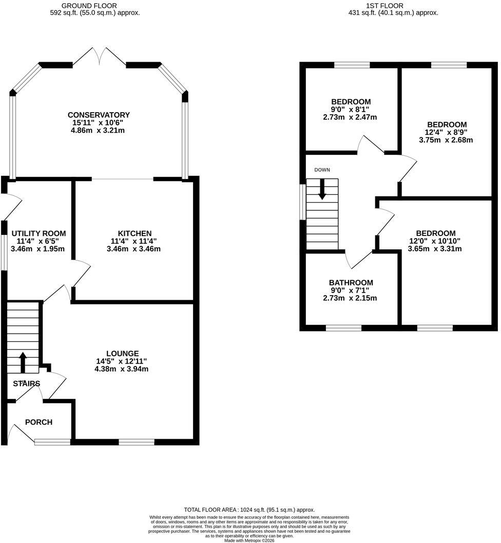 Pytchley Road, Kettering floorplan