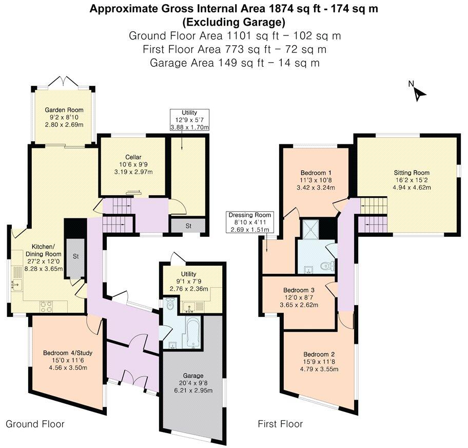 Hodgetts Lane, Burton Green, Kenilworth, Warwickshire, CV8 floorplan