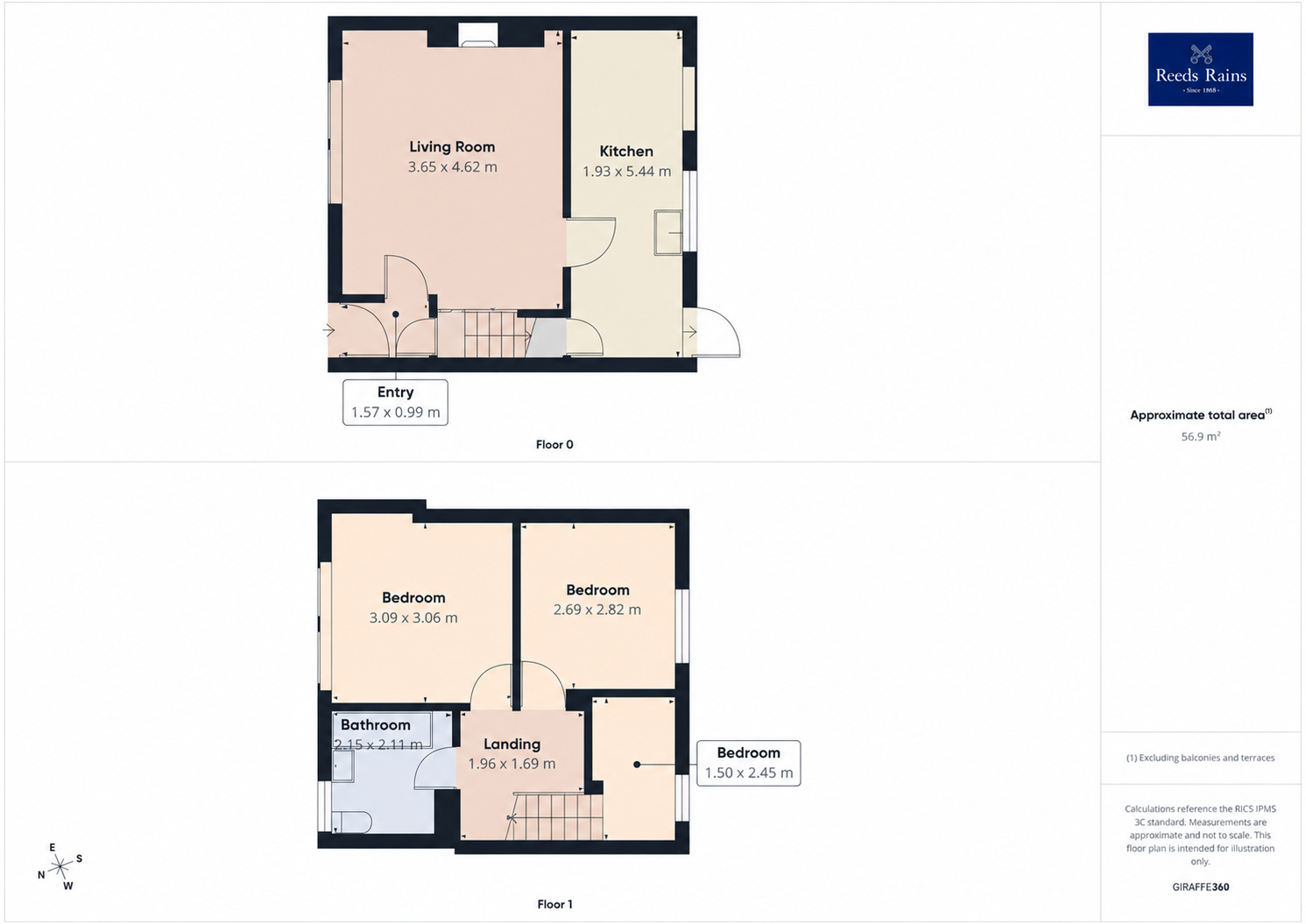 Square, Mytholmroyd, Hebden Bridge, HX7 floorplan