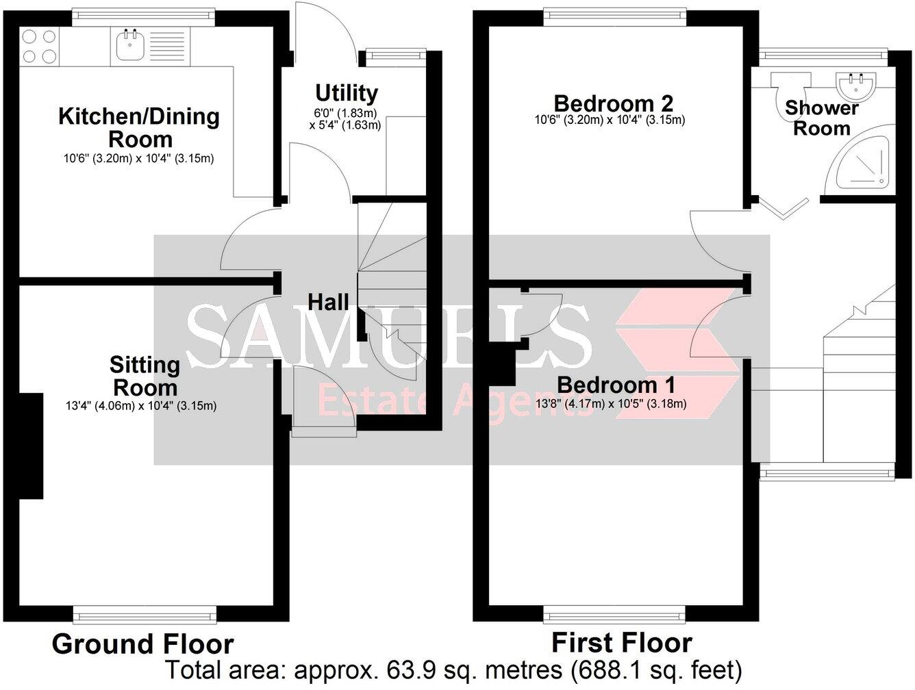 Blenheim Road, Alphington, Exeter, EX2 floorplan