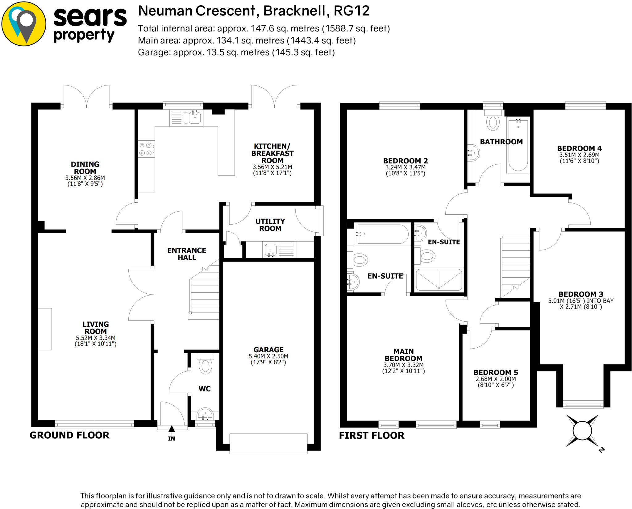 Neuman Crescent, Bracknell, RG12 floorplan