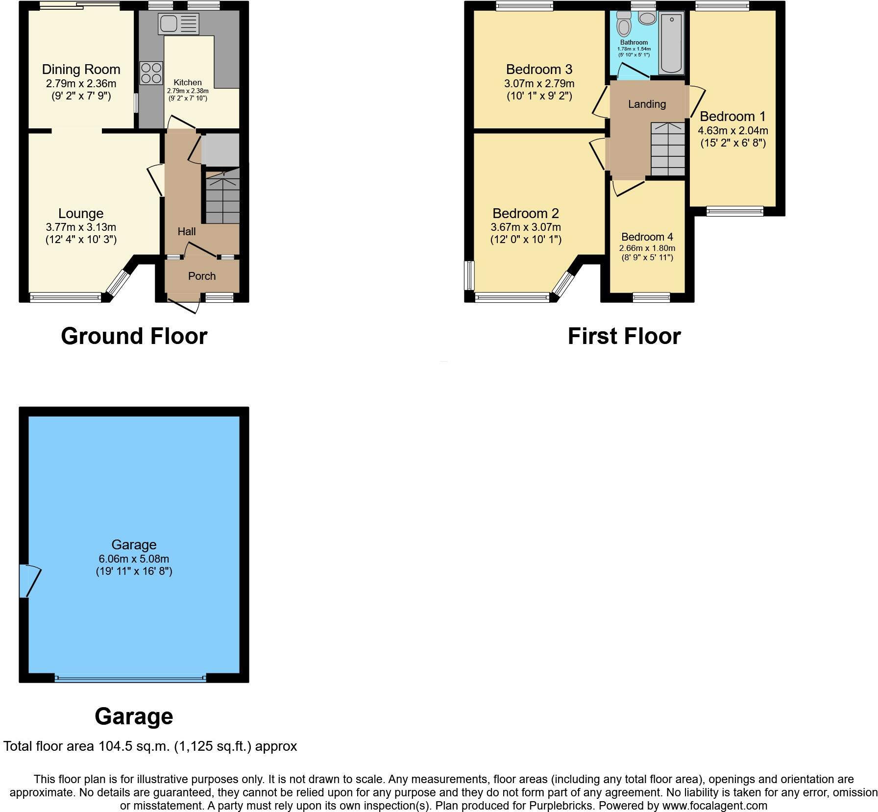Oakmoor Avenue, Blackpool, FY2 floorplan