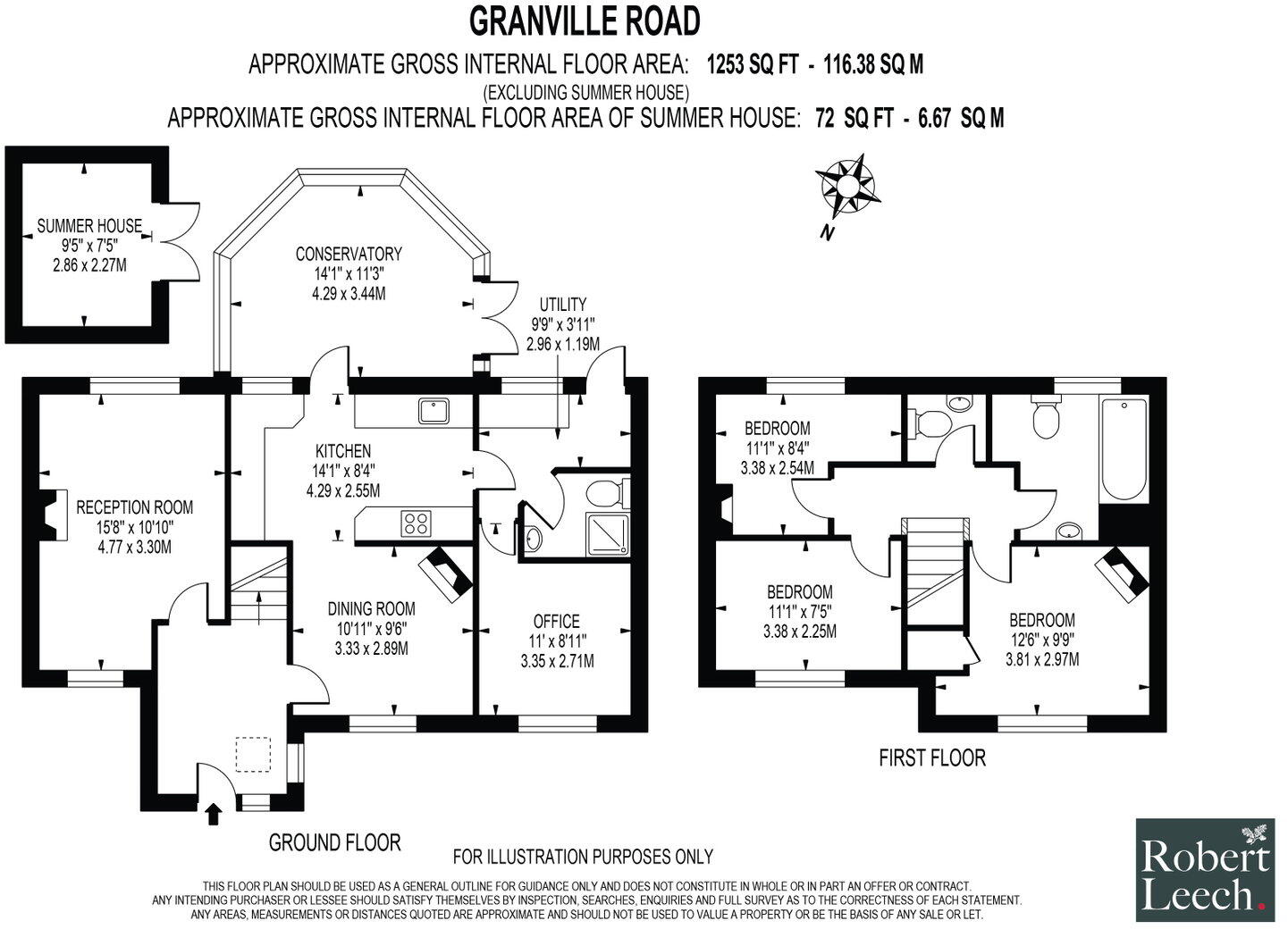 Granville Road, Oxted, RH8 0BZ floorplan