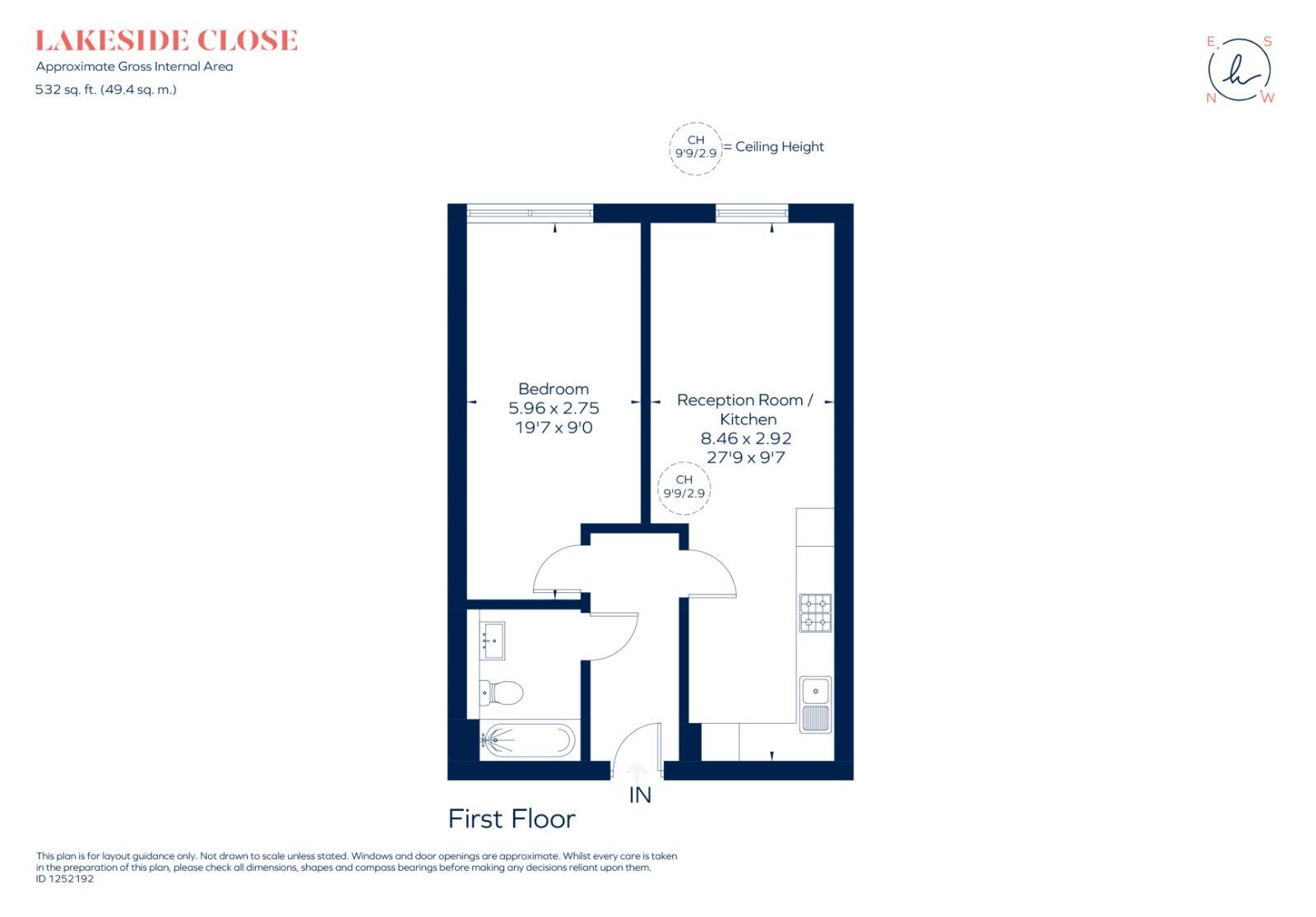 Lakeside Close, Staines-upon-Thames, Surrey, TW18 floorplan
