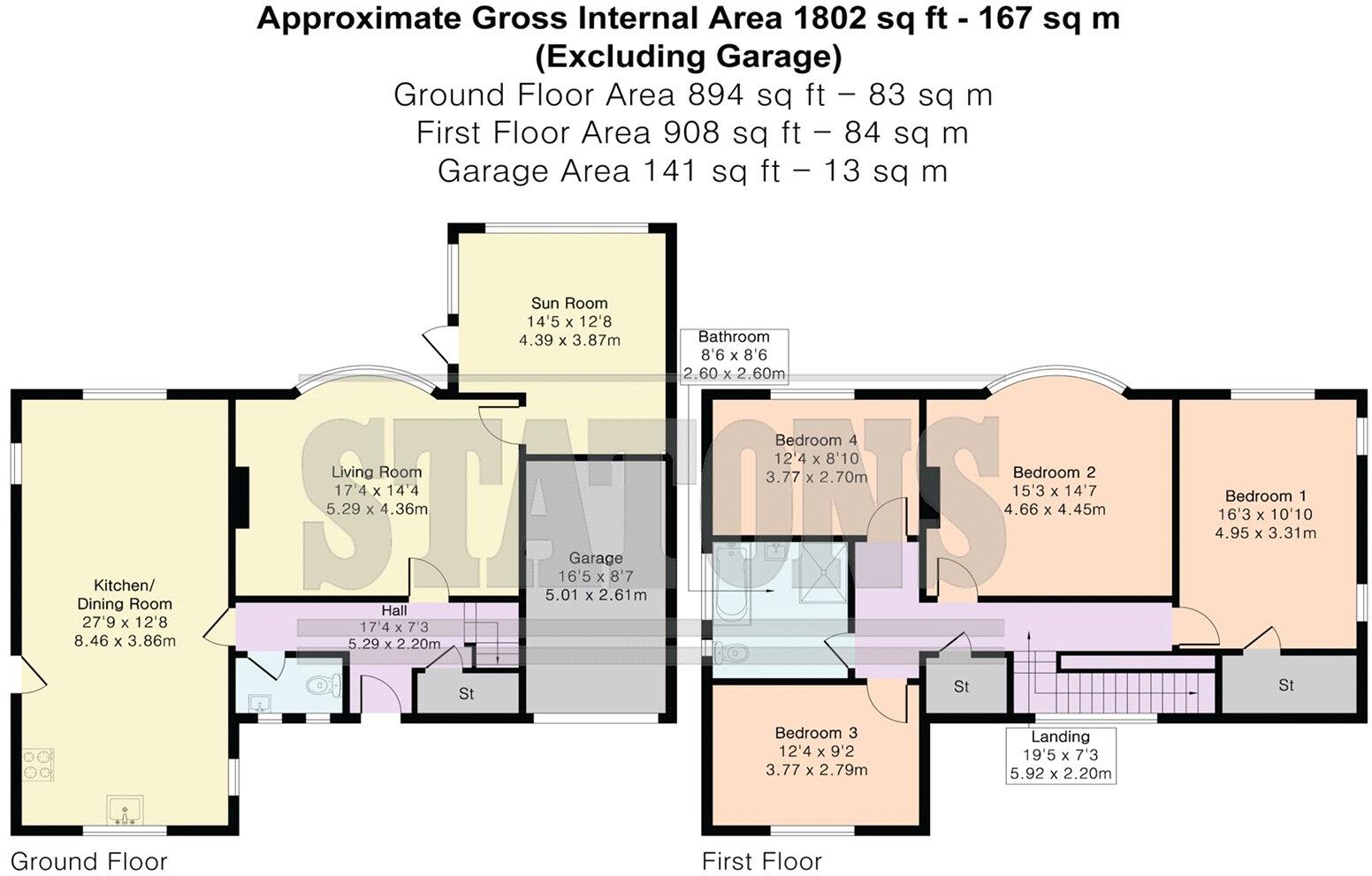 The Grove, Brookmans Park, Hertfordshire, AL9 floorplan