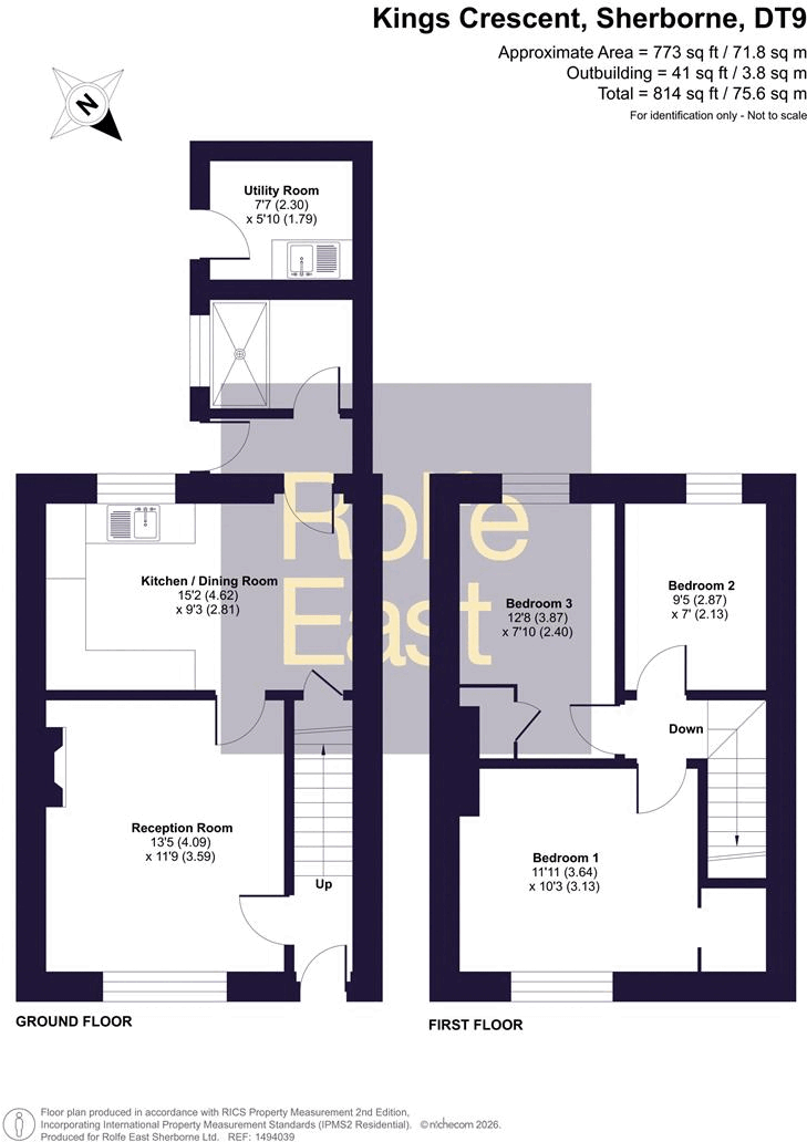 8, Kings Crescent, Sherborne floorplan