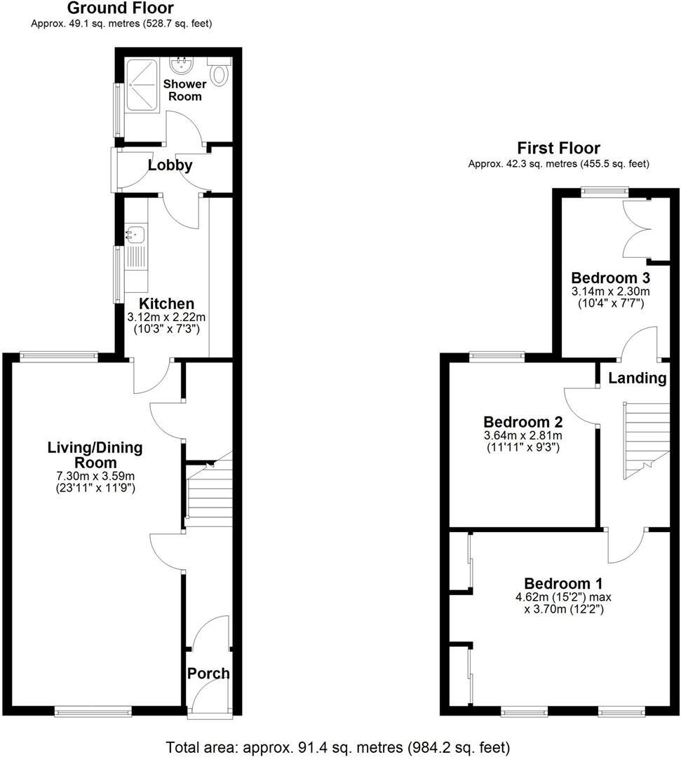 Haylings Road, Leiston floorplan