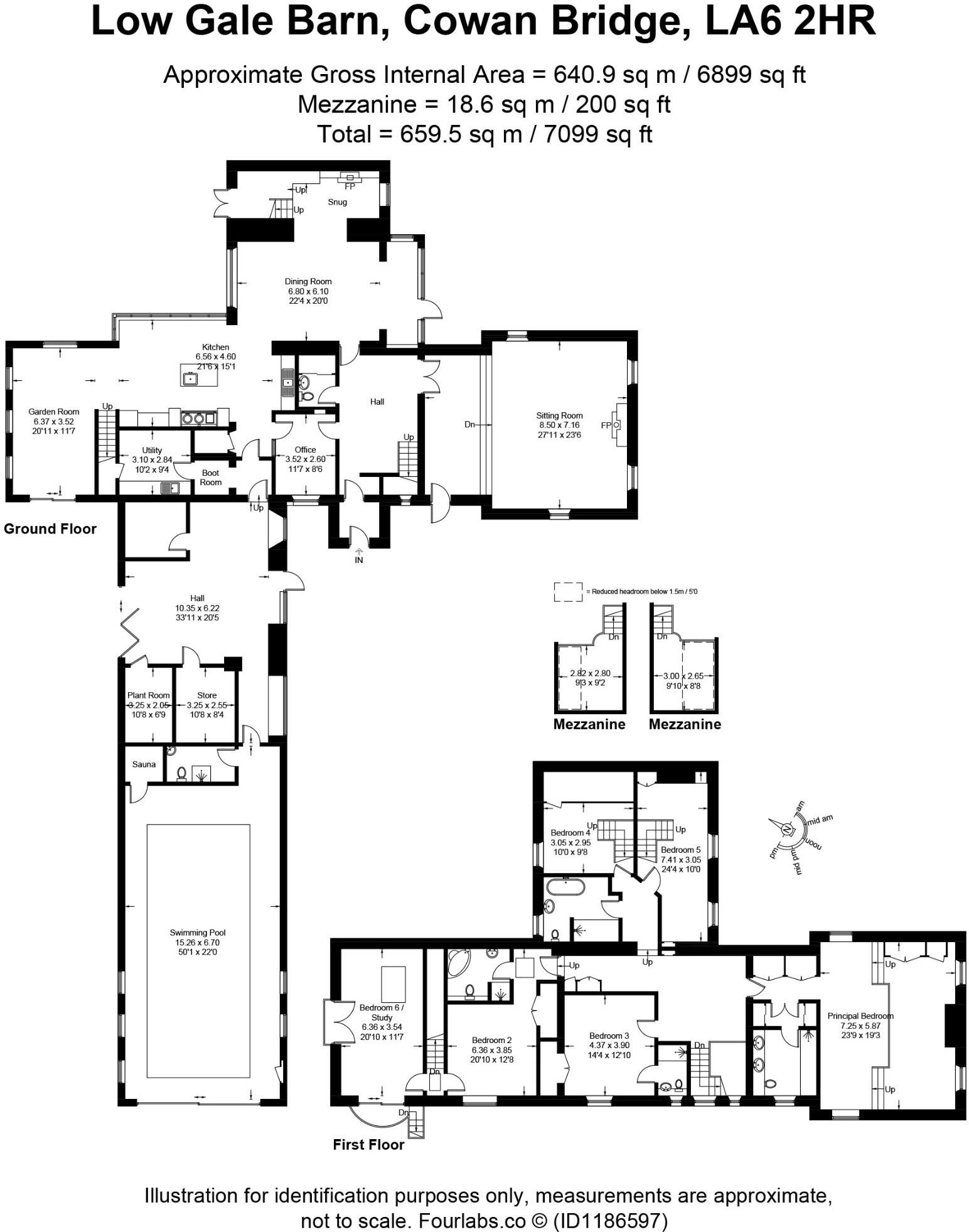 Low Gale Barn, Cowan Bridge, LA6 2HR  floorplan