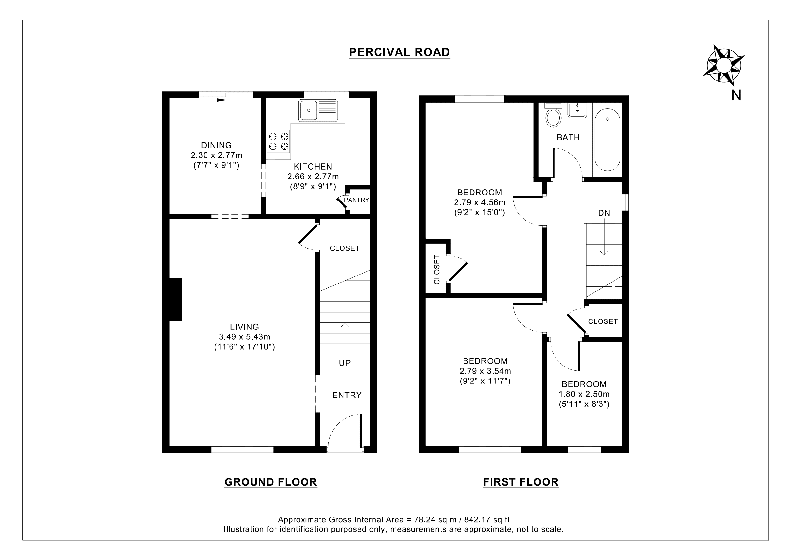Percival Road, Eastbourne, BN22 floorplan