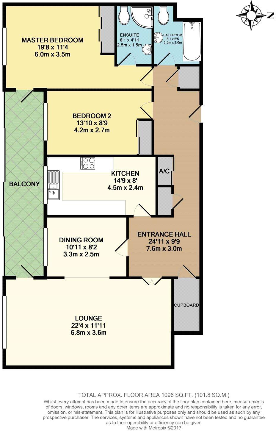 The Avenue, Poole, Dorset, BH13 floorplan