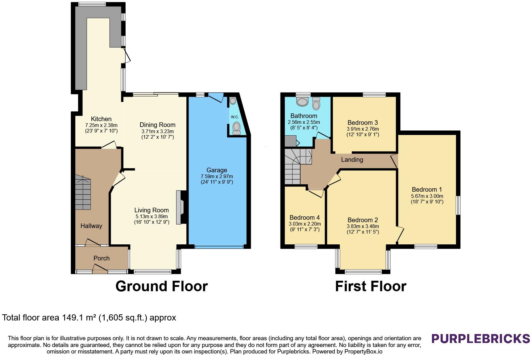 Clarendon Gardens, Wembley, HA9 floorplan