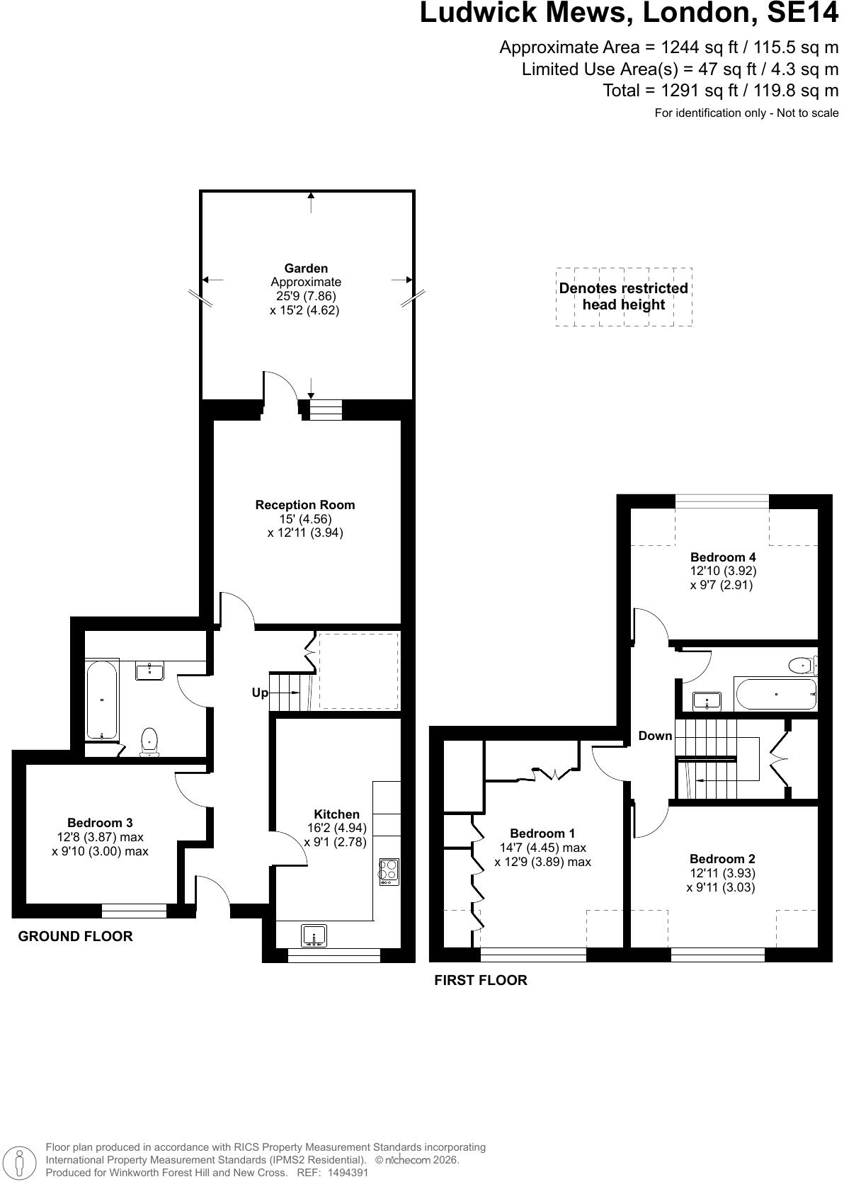 Ludwick Mews, London, SE14 floorplan