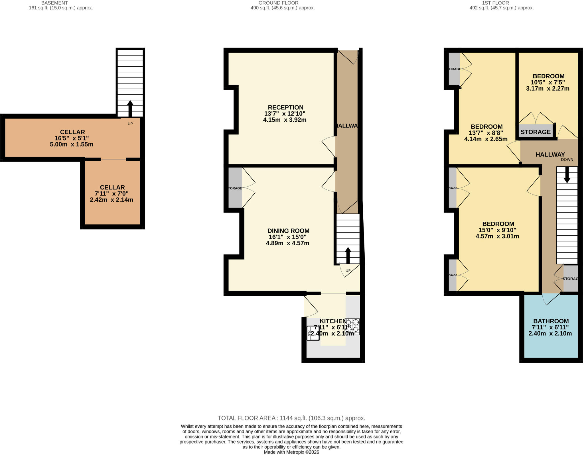 Fern Terrace, Pudsey, LS28 floorplan