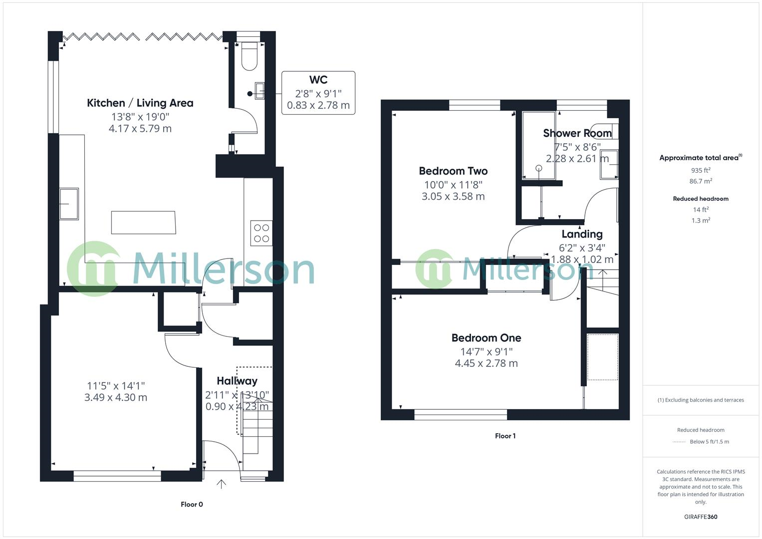 Treveglos, Hayle floorplan