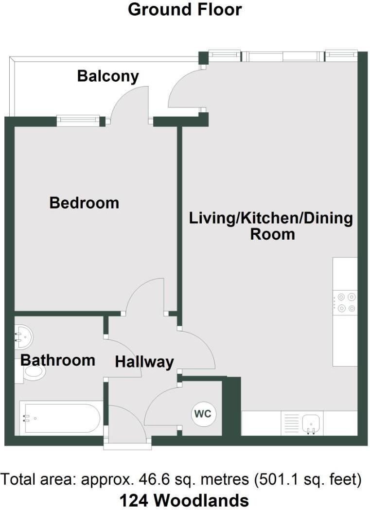 Hayes Road, Sully, Penarth floorplan