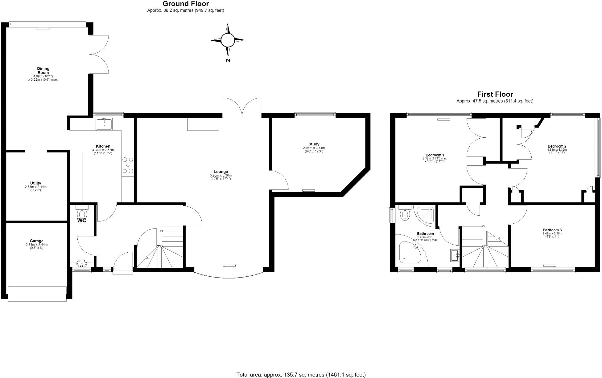 Long Mickle, Sandhurst, Berkshire, GU47 floorplan