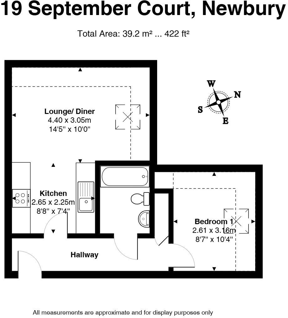 September Court, Craven Road, Newbury, RG14 floorplan
